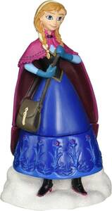 Disney Department 56 Frozen Anna 5'' Trinket Box Standing Figure 海外 即決