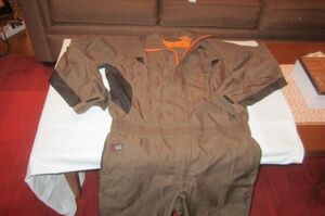 Preowned Men's Size L One Piece Brown WorkWear Jump Suit by Zack Styles 海外 即決