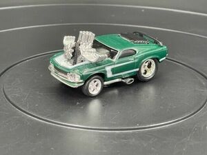 NHRA MUSCLE MACHINES TOONED HOT WHEELS '69 FORD MUSTANG GT BRIGHT GREEN ZINGERS 海外 即決