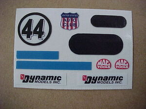 1/24 slotcar 1/24 scale Vintage Dynamic Bandit slot car DECALS 海外 即決