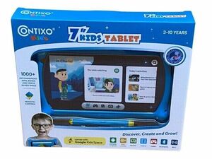 Contixo V10, 16GB, Kids 7" Learning Tablet - Blue 海外 即決