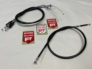 Honda CRF110 CRF 110 EFI Extended Throttle & Brake Cable Kit! TB Parts TBW1510 海外 即決