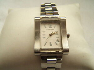 STAINLESS STEEL HAMILTON WOMEN’S WRIST WATCH 30M VGC EXC LOOK 海外 即決