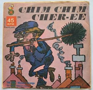 CHIM CHIM CHER-EE CRICKET RECORDS 7C-163- 45RPM-1960'S CHILDRENS MUSIC VG 海外 即決