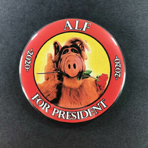 Alf For President 2.25" Button Pin TV Cute Alien Election 2020 海外 即決