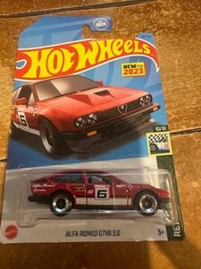 2023 Hot Wheels Retro Racers Alfa Romeo GTV6 3.0 #185 Red 海外 即決