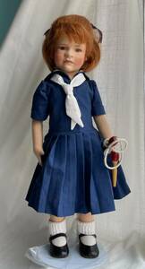 R. John Wright Doll LILLIAN 20" molded felt, fully jointed 1987 #256/500 Ltd Ed 海外 即決