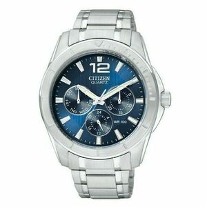 Mens Citizen Blue Dial Multi-Function Watch - AG8300-52L 海外 即決