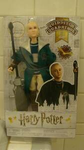 Harry Potter Quidditch Quadribol Draco Malfoy Figurine 2018 Mattel with Box 海外 即決