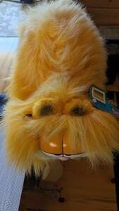 Vintage Large Dakin Garfield Cat Plush Fluffy Blow Dry Stuffed Animal 海外 即決