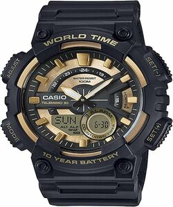 Casio Men's AEQ110BW-9A Gold Sports Quartz Watch with Resin Strap 海外 即決
