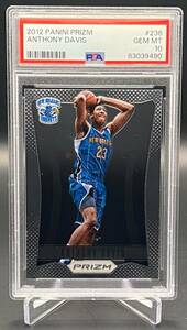 2012-13 Prizm Anthony Davis Rookie #236 Los Angeles Lakers Pelicans RC PSA 10 海外 即決