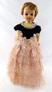 Vintage 1957 Horseman Doll 17" Cindy Mardi Gras Dress Sleepy Eyes Limbs Move B18 海外 即決