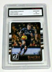 2016 Panini Donruss #139 Gareth Bale Real Madrid CF 1st Graded 10 Gem Mint 海外 即決