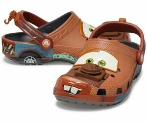 Crocs Cars Mater Tow クラシック Clog ブラウン Size 5M/7W 海外 即決