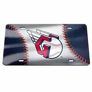 CLEVELAND GUARDIANS SPECIALTY ACRYLIC CAR LICENSE PLATE MLB LICENSED 海外 即決