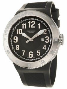 NEW Hamilton H79715333 Mens Automatic Watch Khaki Base Jump Titanium Swiss Made 海外 即決