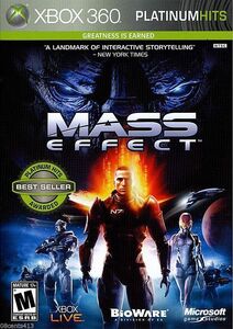 Mass Effect - Platinum Hits (Microsoft Xbox 360, 2009) 2-Disc Game & Manual! 海外 即決