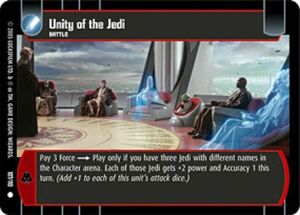 STAR WARS TCG WOTC REVENGE OT SITH UNITY OF THE JEDI 107/110 FOIL NM scratches 海外 即決