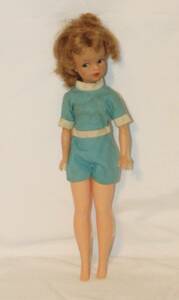 Ideal Tammy 12" Doll Blonde Hair Blue Eyes BS-12 4 W/Blue Romper Clothing 海外 即決