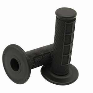 MX Grips Half Waffle Medium Compound Handlebar Black Motorcycle dirtbike mx mc 海外 即決