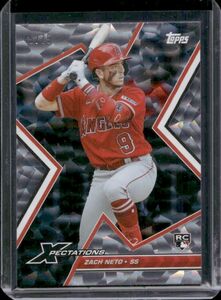 Zach Neto /75 Crackle Foil RC 2023 Topps Xpectations Los Angeles Angels 海外 即決