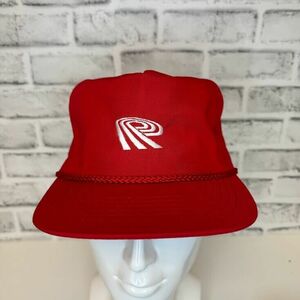 Vintage PCS Sales Rope Bill Hat Otto Strapback Red Adjustable Dad Cap 海外 即決