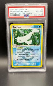 ポケモン PSA 8 NM-MT Dewgong 3/112 EX FireRed & LeafGreen Reverse Holofoil 2004 海外 即決