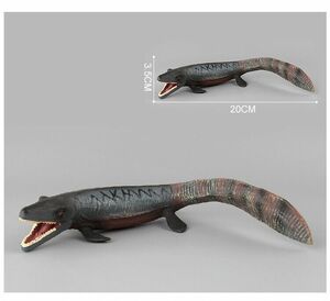 Jurassic Dinosaur Model Mosasaurus Figure Realistic High-Detail 7.8" Dino Toy 海外 即決