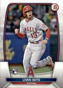 2023 BOWMAN PAPER RC CARD LOS ANGELES ANGELS LIVAN SOTO #46 海外 即決