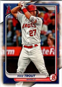 2024 Bowman Mike Trout #19 Los Angeles Angels 海外 即決