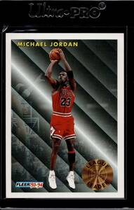 1993-94 Fleer #224 Michael Jordan League Leader Chicago Bulls HOF GOAT 海外 即決