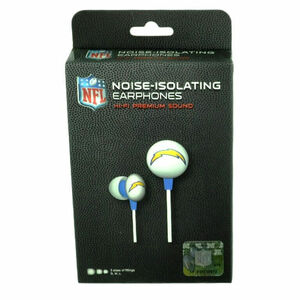 Los Angeles Chargers iHip Premium Audio Earphones Earbuds - iPhone iPod NEW 海外 即決