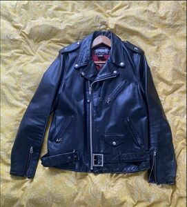 Schott 626 Classic Lightweight Fitted Cowhide Motorcycle Jacket XL 海外 即決