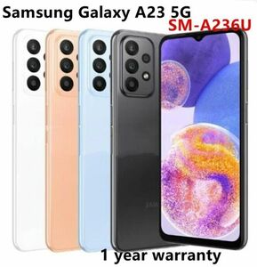 Samsung Galaxy A23 5G SM-A236U 64GB+4GB Unlocked Black Smartphone New Sealed 海外 即決