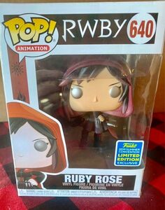 Funko Pop! Vinyl: RWBY - Ruby Rose - San Diego Comic Con Hot Topic... 海外 即決