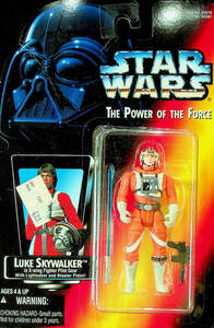 Star Wars Luke Skywalker (X-Wing Gear) - The Power Of The Force - 1995 - MOC 海外 即決