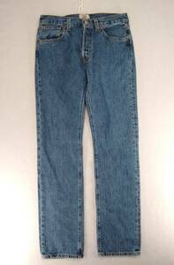 Levi's Vintage 90's Original 501: Straight Leg Butterfly Jeans Men 32x36 Blue 海外 即決