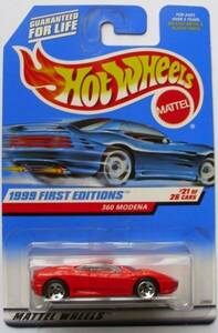 1999 Hot Wheels First Editions Ferrari 360 Modena Red 5SPs 海外 即決