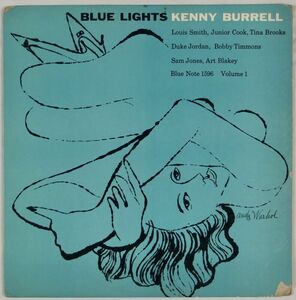 KENNY BURRELL: Blue Lights US Blue Note 1596 ジャズ バイナル LP Orig アンディ　ウォーホル HEAR 海外 即決