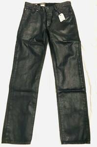 Levi's Premium Men 501 54 Wax Coated Original Fit Slim Leg Jean 34x34 NWT 海外 即決