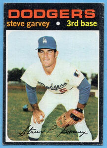 1971 Topps 341 Steve Garvey VG-VGEX+ WRINKLE Los Angeles Dodgers ROOKIE RC A2715 海外 即決