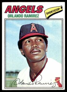 1977 Topps #131 Orlando Ramirez RC Angels *5720 海外 即決