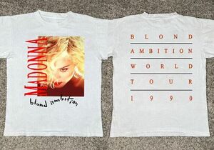 1990 Madonna Blond Ambition Tour Concert T-Shirt Size S-3XL 海外 即決