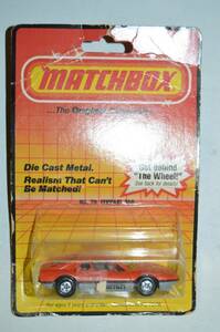 Vintage Matchbox #70 Ferrari 308 GTB Orange Diecast 1:55 scale car 海外 即決