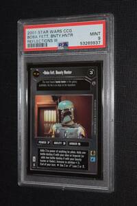 PSA 9 - Boba Fett Bounty Hunter - Reflections III Premium - Star Wars CCG - Mint 海外 即決