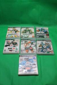 PS3 Lot of 7 Video Games PlayStation 3 Football Cleaned and tested Hockey 海外 即決