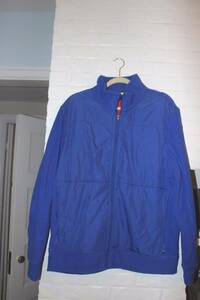 NWOT Men's NAUTICA Zip Up Fleece & Shell Jacket Pullover ROYAL BLUE Size XL 海外 即決