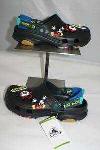 Disney Park 2023 Mickey Mouse & Co Unisex M7/W9 Adjustable Strap Clogs Crocs NIP 海外 即決