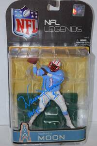 Mcfarlane Autographed Warren Moon Legends chase figure NFL Houston Oilers 海外 即決